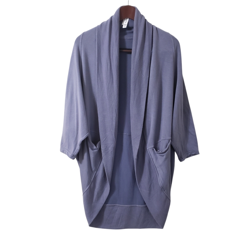 Athleta Ethereal Cocoon Wrap Cardigan Purple Sz S/M - Picture 1 of 13
